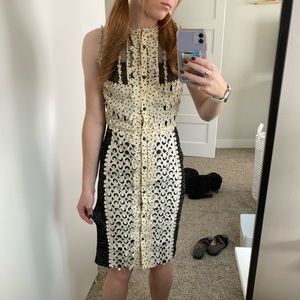 Unique Black and White Anthropologie Dress